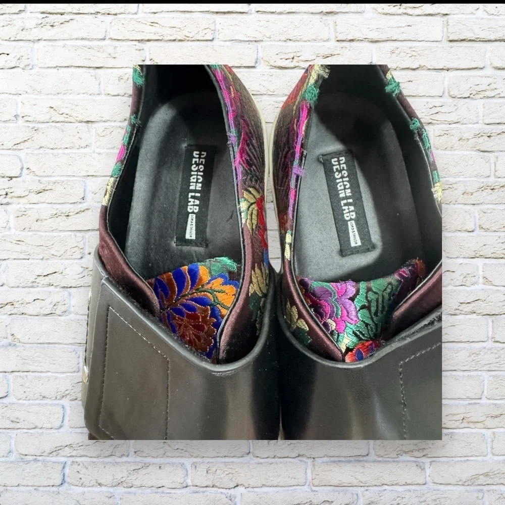 Design Lab by Lord & Taylor Tapestry Sneakers Size 8 - Picture 4 of 5